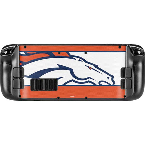 NFL Denver Broncos Zone Block Steam Deck Handheld Gaming Computer Skin